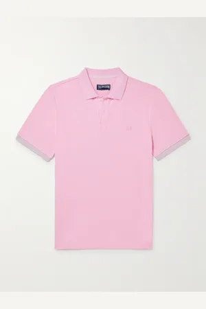 Vilebrequin Schmal geschnittenes Polohemd aus Baumwoll-Piqué mit Logostickerei - Men - - S