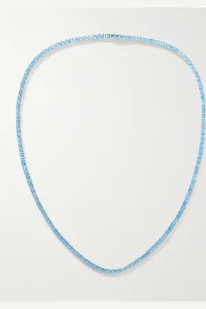 Hatton Labs Facet Tenniskette aus Silber mit Cubic Zirkonia - Men