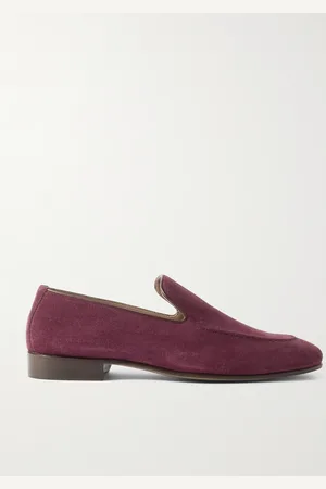 Manolo Blahnik Truro Loafers aus Veloursleder - Men - - UK 11