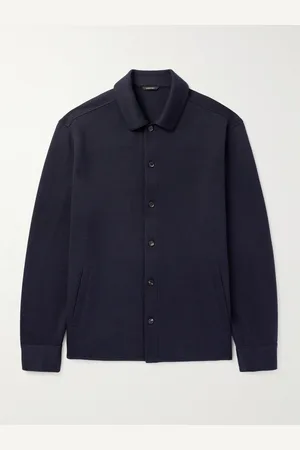 Loro Piana Whitney Hemdjacke aus einer Mischung aus Baumwolle, Seide und Kaschmir - Men - - XXXL