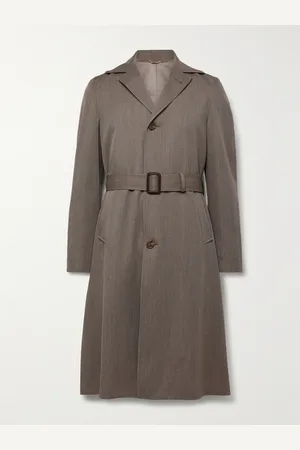 Saman Amel Mantel aus Woll-Twill mit Gürtel - Men - - IT 54