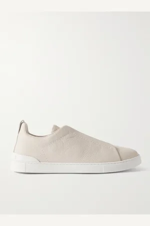 Ermenegildo Zegna Triple Stitch Sneakers aus vollnarbigem Leder und Veloursleder - Men - - UK 7