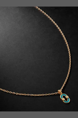 Viltier Magnetic Anhängerkette aus 18 Karat mit Türkisen und Lapislazuli - Men