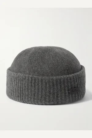 Loro Piana Beanie aus Storm-System®-Kaschmir mit Logoapplikation - Men - - S