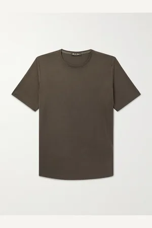 Loro Piana T-Shirt aus Jersey aus einer Seiden-Baumwollmischung - Men - - XS