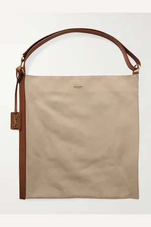 Saint Laurent Tote aus Canvas mit Lederbesatz - Men