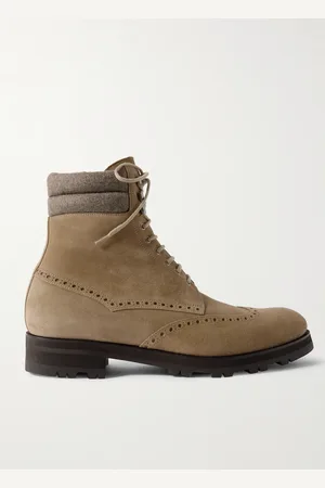 Manolo Blahnik Sapele Schnürstiefel aus Veloursleder - Men - - UK 9