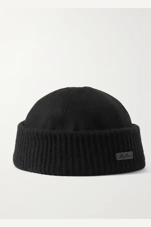 Loro Piana Beanie aus Storm-System®-Kaschmir mit Logoapplikation - Men - - L