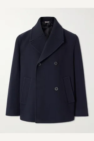 VALENTINO GARAVANI Doppelreihiger Peacoat aus Woll-Twill - Men - - IT 46