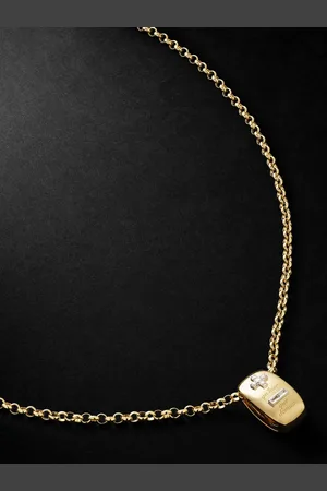 Foundrae Ever Growing Anhängerkette aus 18 Karat mit Diamanten - Men