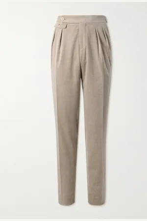 Brunello Cucinelli Gerade geschnittene Hose aus Cord aus einer Baumwollmischung mit Falten - Men - - IT 52
