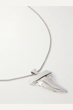Saint Laurent Silberfarbene Anhängerkette - Men - - M