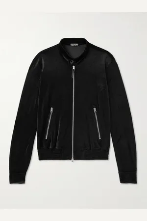 Tom Ford Trainingsjacke aus Samt aus einer Seiden-Baumwollmischung - Men - - IT 52