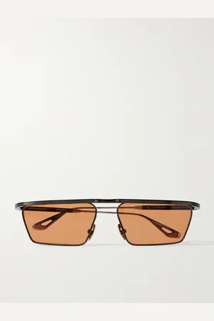 JACQUES MARIE MAGE Bogart Sonnenbrille mit rechteckigem Rahmen aus Metall - Men