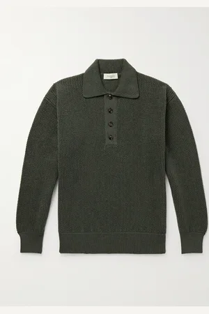 PIACENZA 1733 Sailor Pullover aus strukturierter Schurwolle mit Polokragen - Men - - IT 46