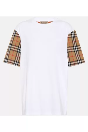 Burberry Damen Vintage T-Shirts - T-Shirt Vintage Check aus Baumwolle