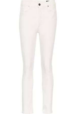 Goldsign High-Rise Slim Straight Leg Jeans