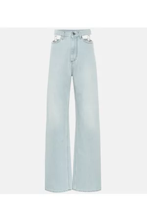 Maison Margiela High-Rise Jeans mit weitem Bein