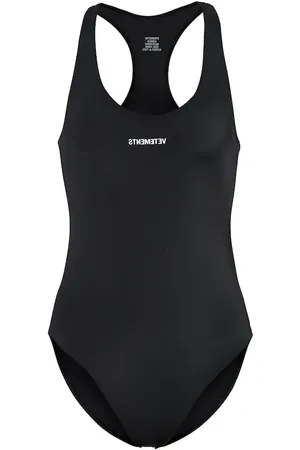Vetements Bedruckter Racerback-Badeanzug