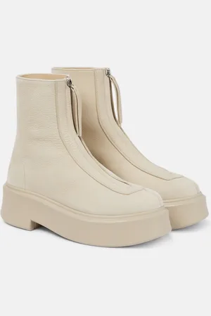 The Row Ankle Boots Zipped 1 aus Leder