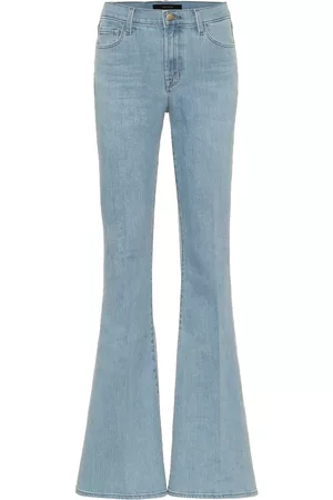 J Brand High-Rise Flared Jeans Valentina