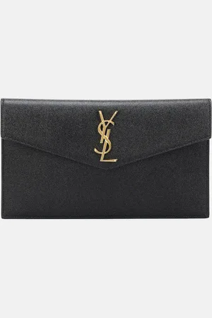 Saint Laurent Clutch Uptown aus Leder