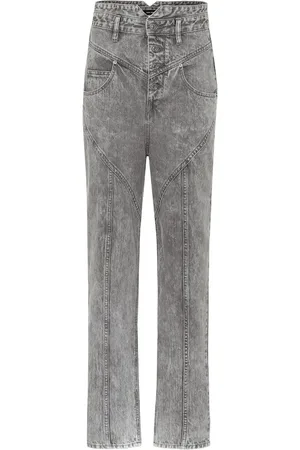 Isabel Marant High-Rise Straight Jeans Anastasia