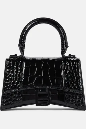 Balenciaga Schultertasche Hourglass XS aus Leder