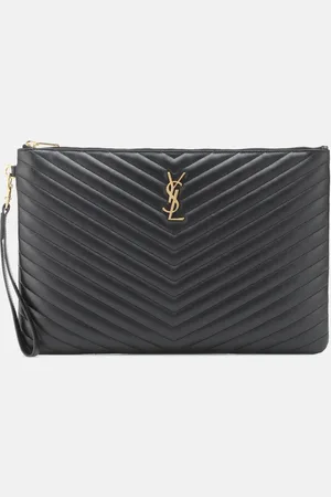 Saint Laurent Clutch Cassandre aus Matelassé-Leder