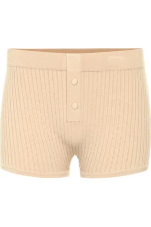 LIVE THE PROCESS Shorts aus Rippstrick
