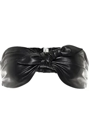 Alessandra Rich Bralette aus Leder