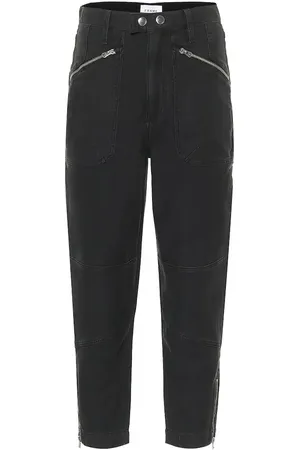 Frame High-Rise Jeans Moto Zip