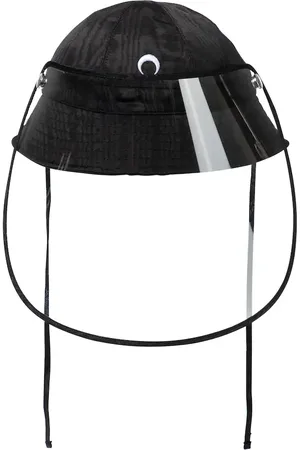 Marine Serre Hut aus Canvas mit Visor