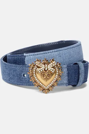 Dolce & Gabbana Gürtel Devotion aus Denim