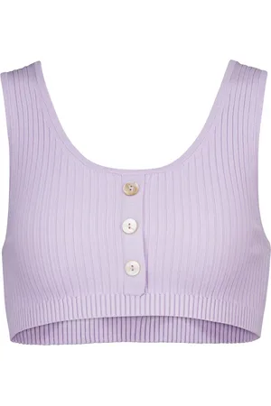 LIVE THE PROCESS Bralette Henley aus Rippstrick
