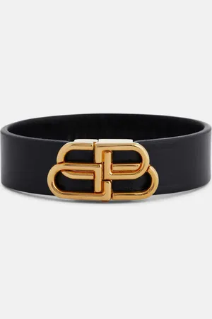 Balenciaga Armband BB aus Leder