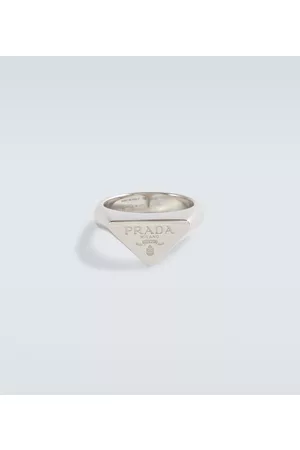 Prada Ring aus Sterlingsilber mit Logo