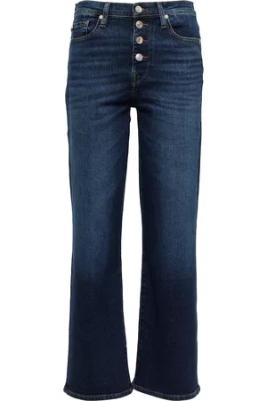 7 for all Mankind High-Rise Cropped Jeans Alexa