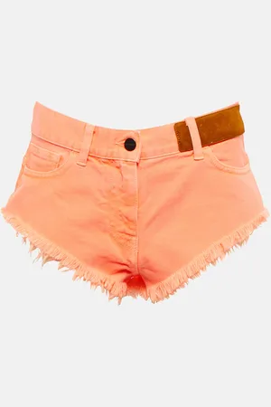 Palm Angels Mid-Rise Jeansshorts
