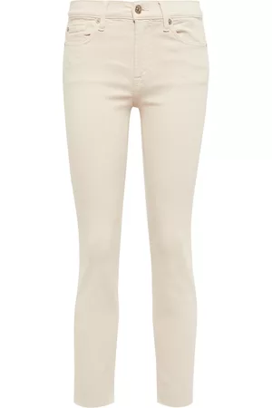 7 For All Mankind Mid-Rise Skinny Jeans Roxanne