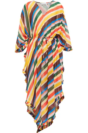 Ganni Maxikleid aus Chiffon