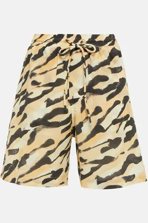 Nanushka Bedruckte High-Rise Shorts