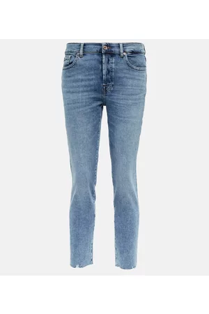 7 for all Mankind Mid-Rise Slim Jeans Josefina