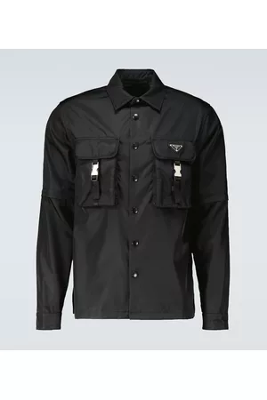 Prada Herren Sommerjacken - Hemdjacke aus Re-Nylon