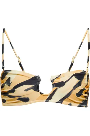Nanushka Bedrucktes Bikini-Oberteil Mahy