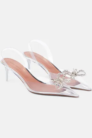 Amina Muaddi Verzierte Slingback-Pumps Rosie