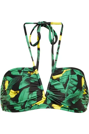 Ganni Bedrucktes Bikini-Oberteil