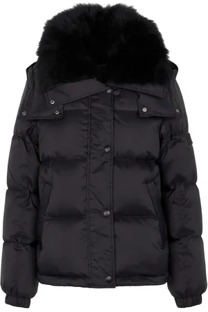 YVES SALOMON Daunenjacke mit Shearling