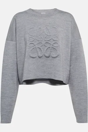 Loewe Pullover Anagram aus einem Wollgemisch