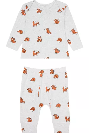 Stella McCartney Kids Baby Pyjama aus Baumwolle mit Print